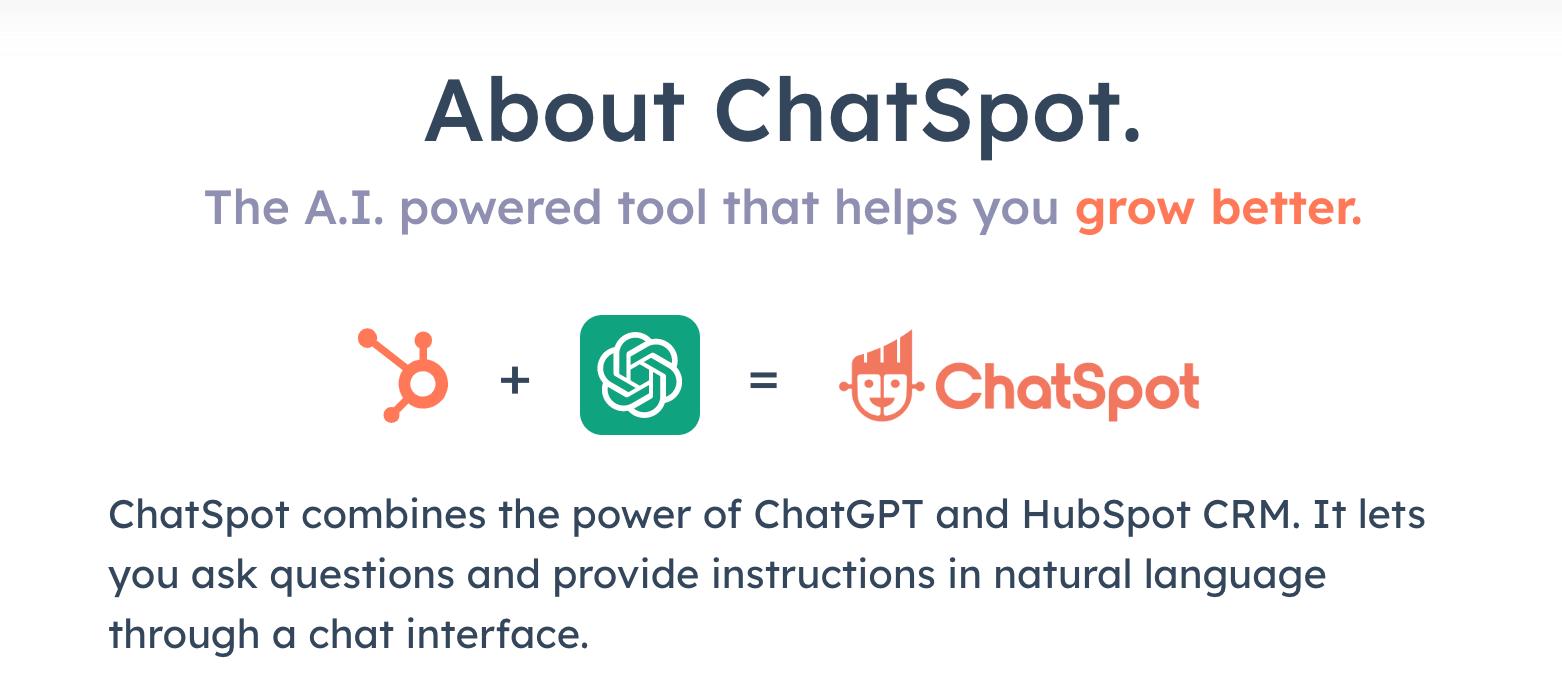 About ChatSpot 