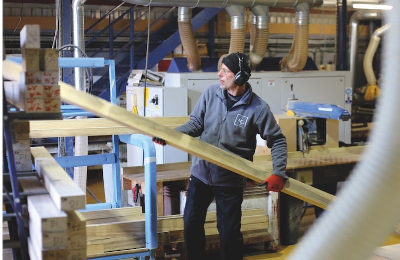 Andrew Jaynes timber window frame manufacturing