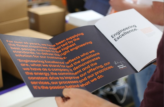 Content strategy for content marketing, displaying copywriting for brochure Content strategy for content marketing, displaying copywriting for brochure