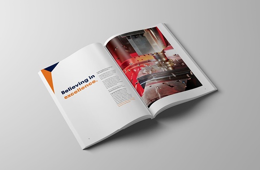 Brochure and print design example Brochure and print design example