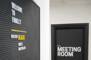 Entrance to office
