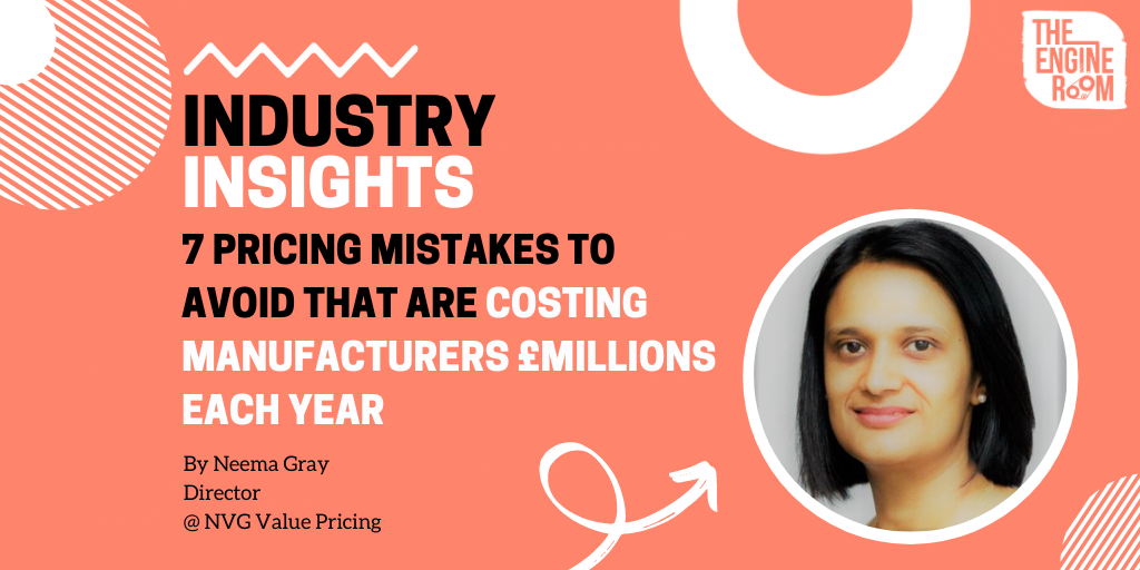 7 Pricing Mistakes to Avoid that cost Manufacturers Millions Each Year